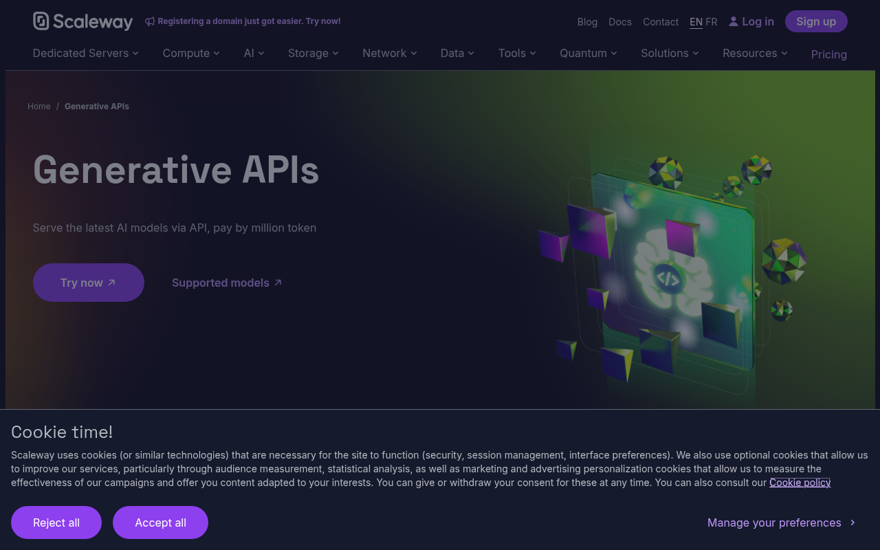 Scaleway Generative APIs